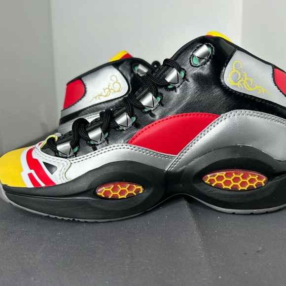 Size 7 - Reebok Question Mid x Power Rangers Multicolor. Brand new, never worn.